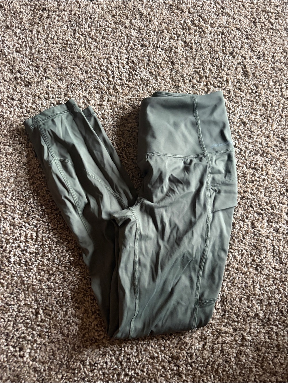Eddie Bauer Olive Active Leggings